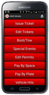 AIMS Mobile Enforcement App